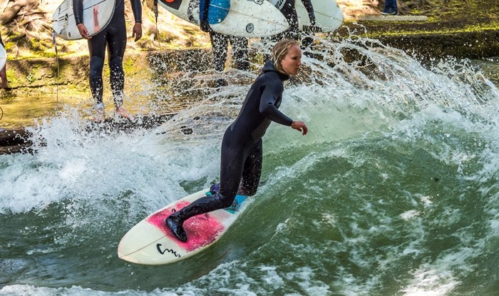 Family company build luxury pods for the first artificial surf park