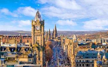 Hospitality drives city centre growth as Edinburgh occupies top spot